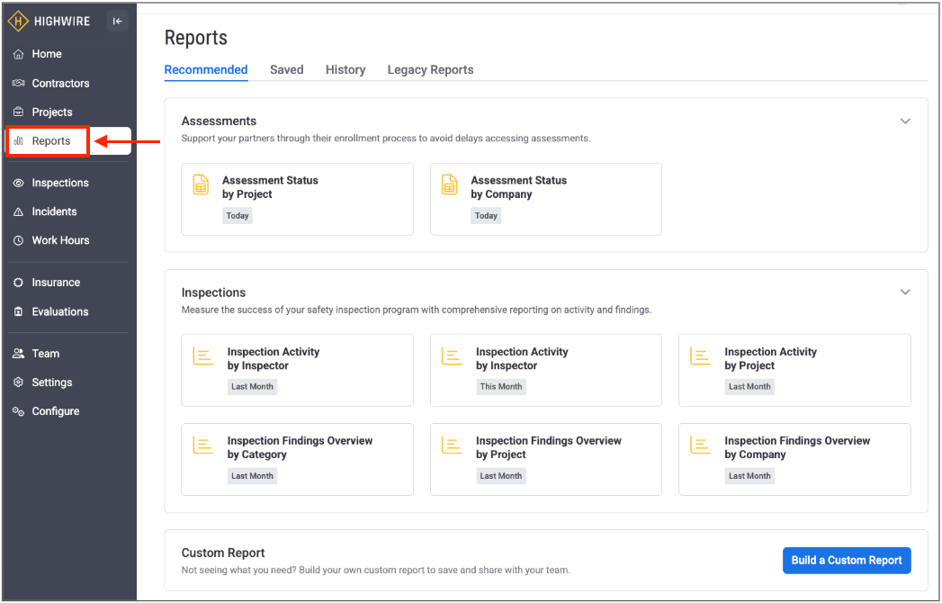 Reports Overview – Highwire Help Center